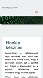 Mobile Screenshot of honlapozz.com
