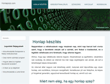 Tablet Screenshot of honlapozz.com